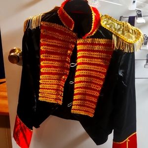 Black, Gold, and Red costume jacket